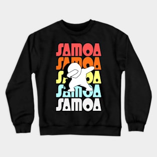 American Samoan Samoa Islander Flag Family Crewneck Sweatshirt